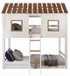 ACME Furniture Inara Rustic Oak/White Twin Over Twin Bunk Bed-1