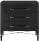 Currey & Company Verona Black Lacquered Linen Chest-0
