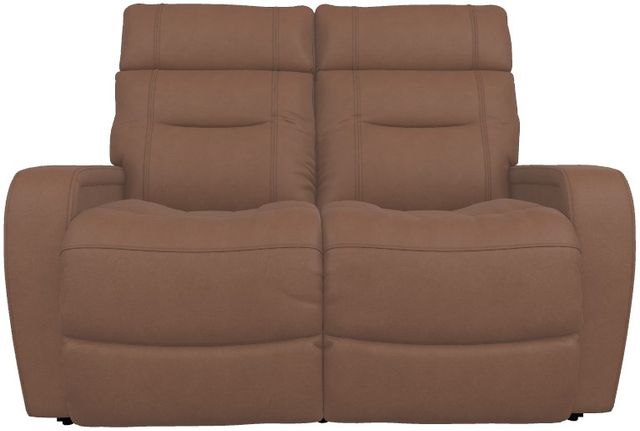 La-Z-Boy® Baron Mocha Leather Power Wall Reclining Loveseat with Headrest-1