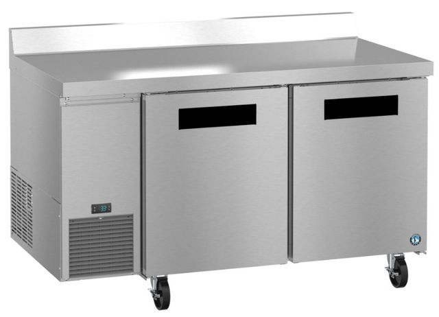 Hoshizaki Steelheart® 60" 17.2 Cu. Ft. Stainless Steel Two Section Worktop Side Mount Refrigerator-2