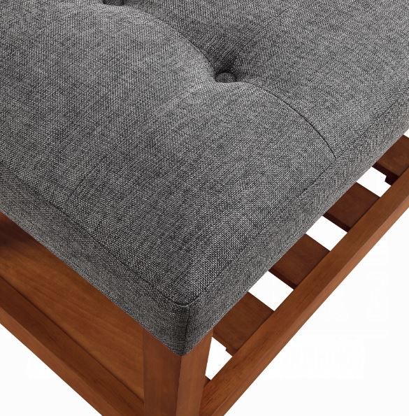 ACME Furniture Charla Gray/Oak Bench-3