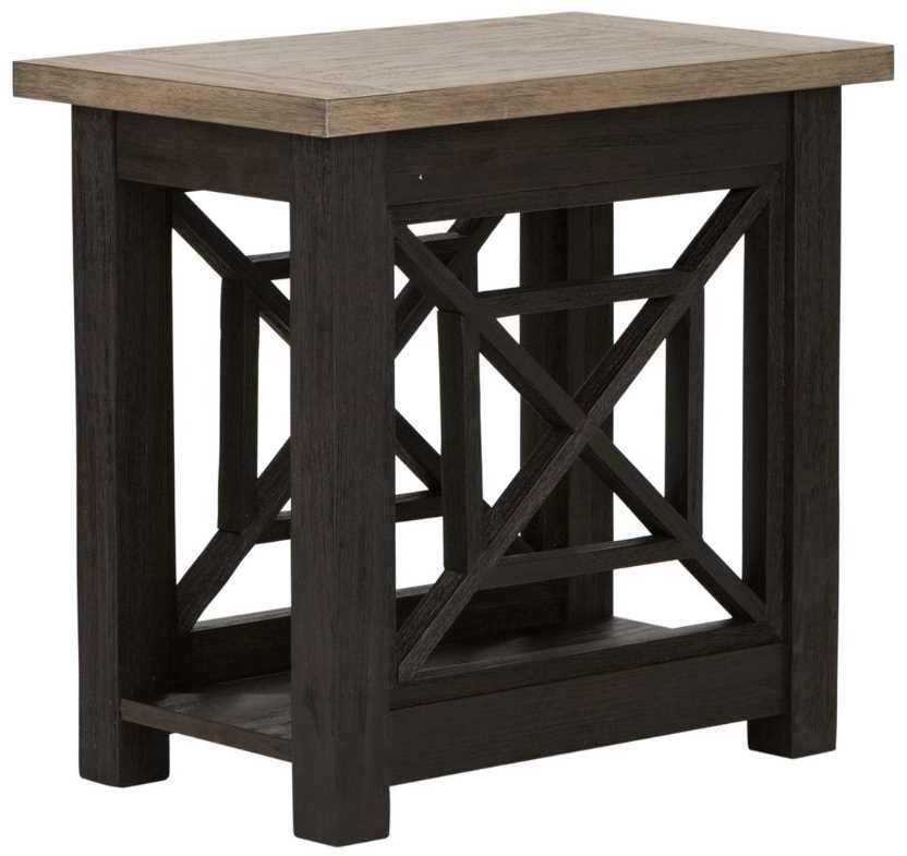 Liberty Furniture Industries Heatherbrook Chairside Table - Thumbnail 4