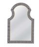 Bassett Mirror Black/Cream Martens Wall Mirror-0