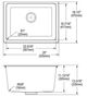 Elkay Quartz Classic® White 25" Undermount Laundry Sink with Perfect Drain®-3