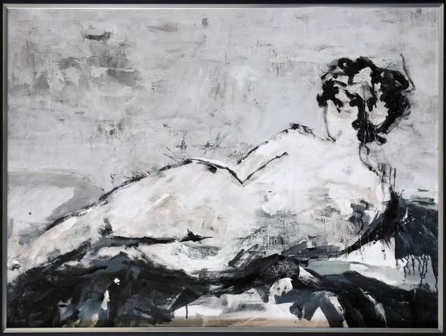 StyleCraft Reclining Nude Wall Art-1