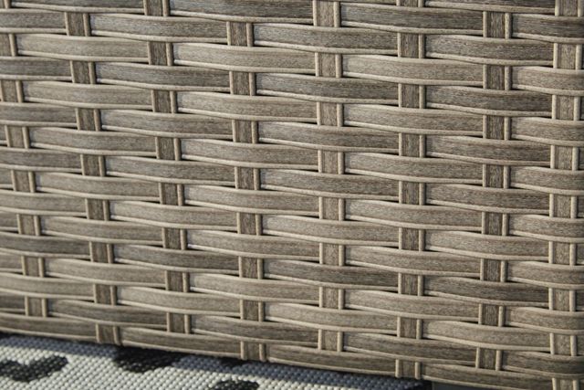 Signature Design by Ashley® Calworth 2-Piece Beige Outdoor Corner with Cushion Set-2