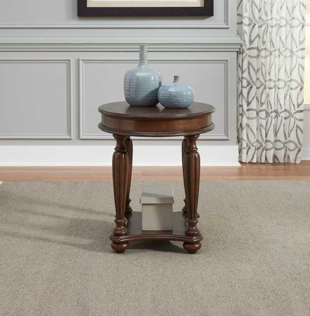Liberty Furniture Allington Satin Sienna Oval End Table-1