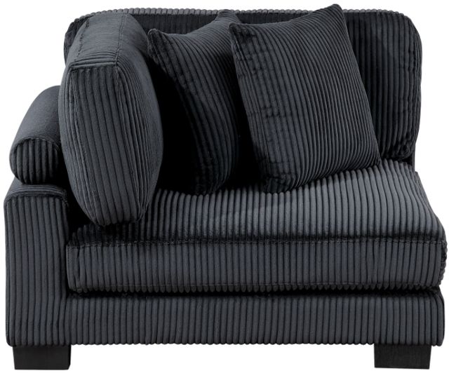 Homelegance® Traverse 5-Piece Black One-Arm Modular Sectional-2