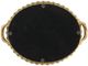 A & B Home Black/Gold Tray-2