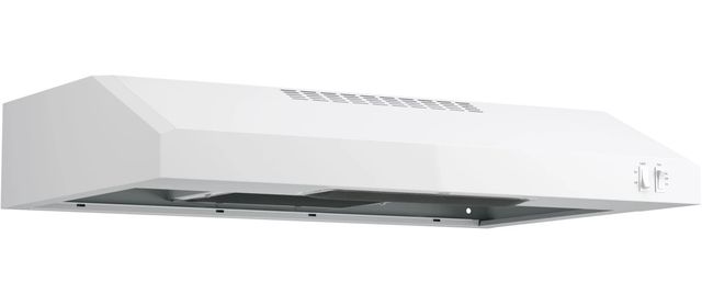 GE® Series 30" White Under Cabinet Range Hood-3