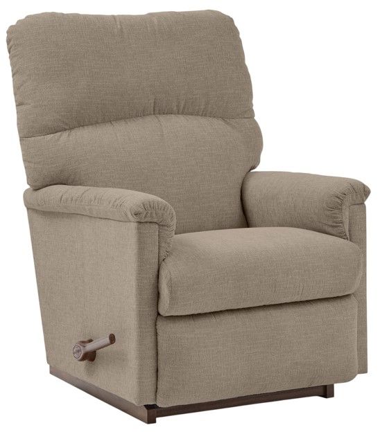 La-Z-Boy® Collage Taupe Manual Rocking Recliner-0