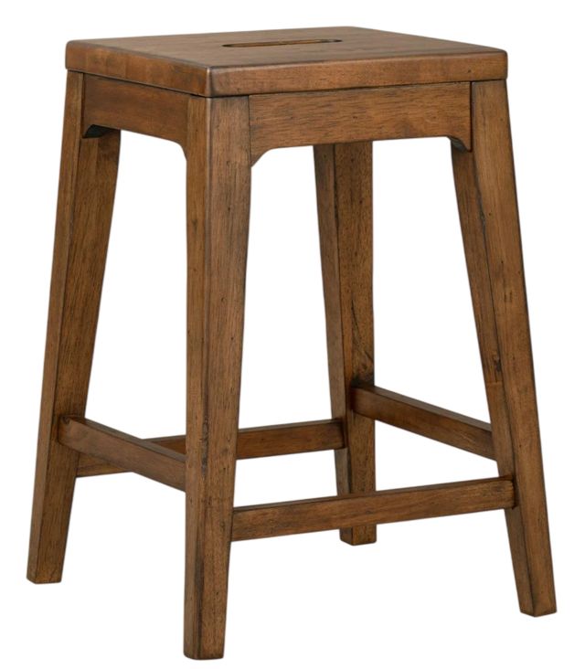 Legacy Classic Lake House Pinecone Counter Height Backless Stool-0
