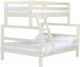 Crate Designs™ Furniture Cloud Twin XL/Queen Tall Offset Ladder End Bunk Bed-0