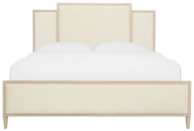 Hooker® Furniture Melange Be My Guest Polished Limestone/Randall Sea Salt King Panel Bed-2