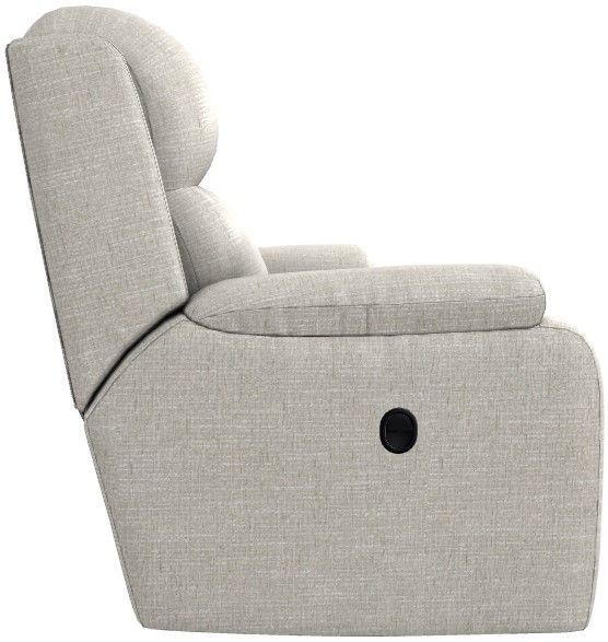 La-Z-Boy® Dorian Dove Manual Reclining Loveseat with Console-2