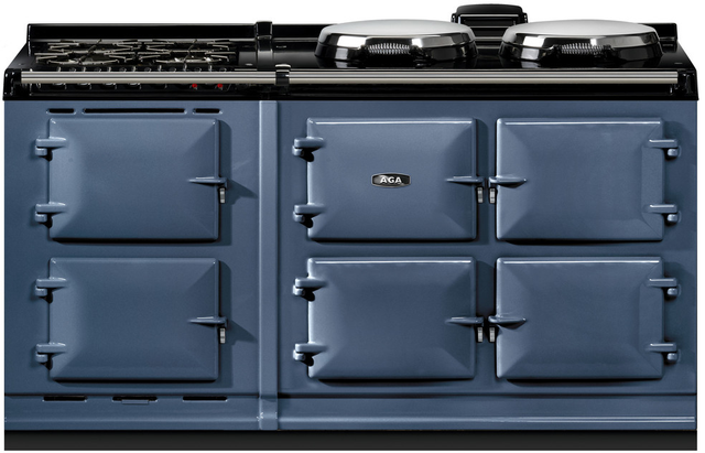 AGA™ Classic R7 160 63" Dartmouth Blue Pro Style Dual Fuel Range-0