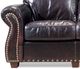 Campio Furniture Legacy Leather Montrose Black Sofa-1
