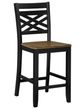 Homelegance® Tyler 5-Piece Black/Brown Counter Table Set-1