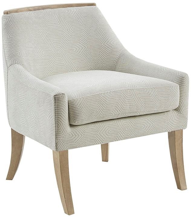Olliix by Madison Park MiaRose Ivory Accent Chair-1
