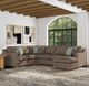 Flexsteel® Customizable Milo Fabric Sectional with Custom Layout Options-1