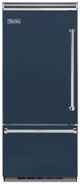 Viking® 5 Series 36 in. 20.4 Cu. Ft. Slate Blue Built In Counter Depth Left Hinge Bottom Freezer Refrigerator-0