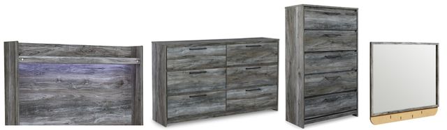 Signature Design by Ashley® Baystorm 4-Piece Gray Twin Bedroom Set-0
