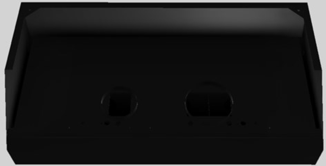 Vent-A-Hood® Designer Series 54" Black Wall Mounted Range Hood-1