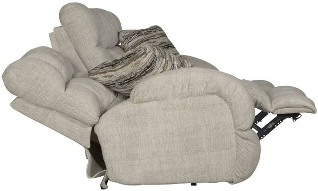 Catnapper® Ashland Buff Lay Flat Manual Reclining Loveseat with Console-7