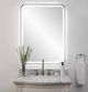 Uttermost® Crofton Satin Black Large Lighted Vanity Mirror-1
