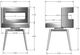 Amisco Customizable Curtis Dining Swivel Chair-2