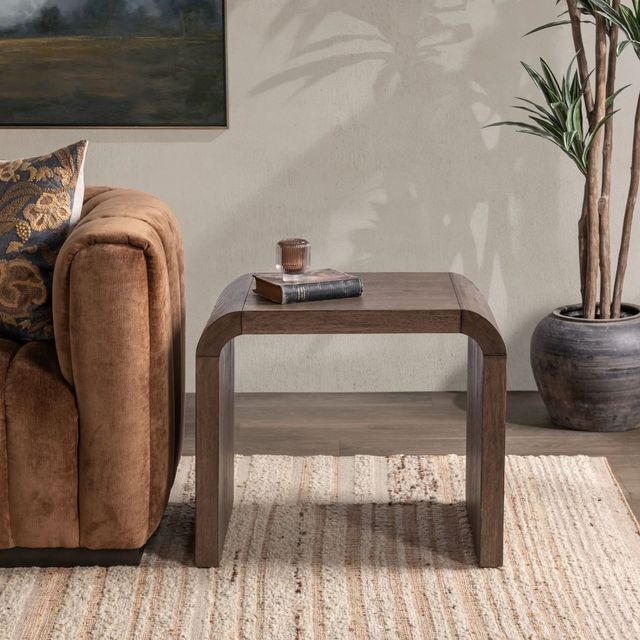 Classic Home Levine Walnut Ridge End Table-4