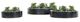 CabanaCoast® Customizable York Low Aluminum 16" Medium Outdoor Round Planter-2