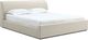 Modus Furniture Virgil Louis Natural Eastern King Upholstered Platform Bed-0
