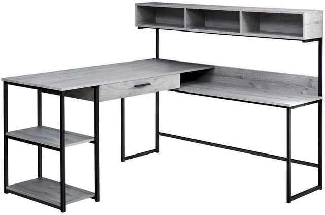 Monarch Specialties Inc. Grey Computer Corner Desk-0
