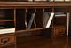 TEI Burnished Walnut Secretary Drop Leaf Desk-4