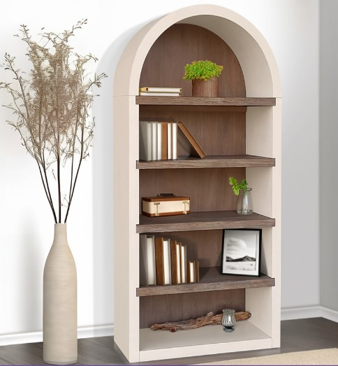 Sunny Designs Logan Arched Bookcase - Thumbnail 2