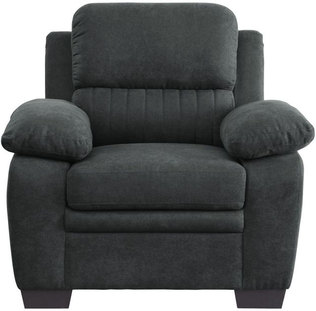 Mazin Furniture Holleman Dark Gray Upholstered Accent Chair-1
