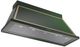 Ilve® Nostalgie II Noblesse 60" Emerald Green Wall Mounted Range Hood with Brass Trim-1
