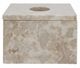 A & B Home Cream Rectangular Marble Tissue Box Cover-2