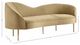 Meridian Furniture Ritz Camel Velvet Sofa-2
