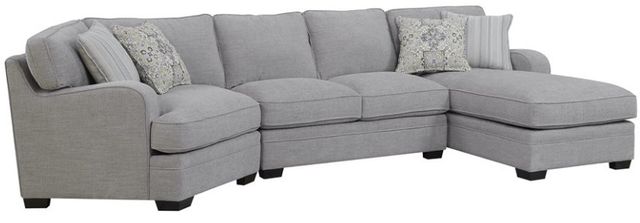Emerald Home Analiese 3-Piece Light Gray Right-Arm Facing Sectional and Chaise-0