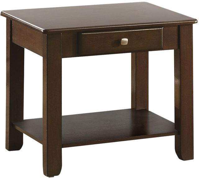 Homelegance® Ballwin Dark Cherry End Table-0