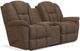 La-Z-Boy® Maverick Mahogany Reclining Loveseat with Console-1