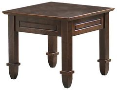 VieBois Amaretto Brown Side Table