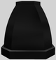Vent-A-Hood® Designer Series 54" Black Island Range Hood-1