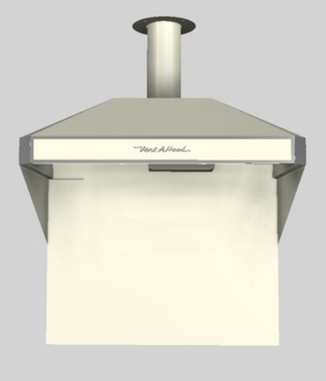 Vent-A-Hood® A Series 42" Biscuit Retro Style Wall Mounted Range Hood