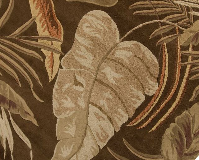 KAS Rugs Havana Mocha Rainforest 5'x8' Rug-1