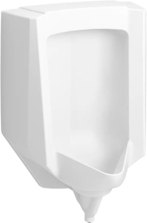 KOHLER® Stanwell™ White Blow-Out Half-Stall 0.5–1.0 Gpf Urinal, Rear Spud-0
