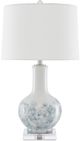 Currey & Company Myrtle Blue/Off-White Table Lamp-1