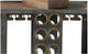 Howard Miller® Floyd Brown Wood/Aged Iron Wine and Bar Cart-5